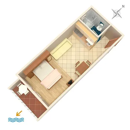 By The Sea Igrane, Makarska - 2679 * איגריין